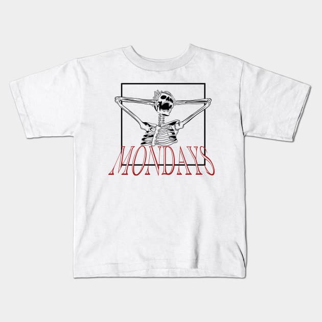 Mondays Kids T-Shirt by WaverleyJane